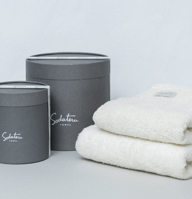 【Sodateru Towel】-feel line- Towel & Flower Arrangement Set $50