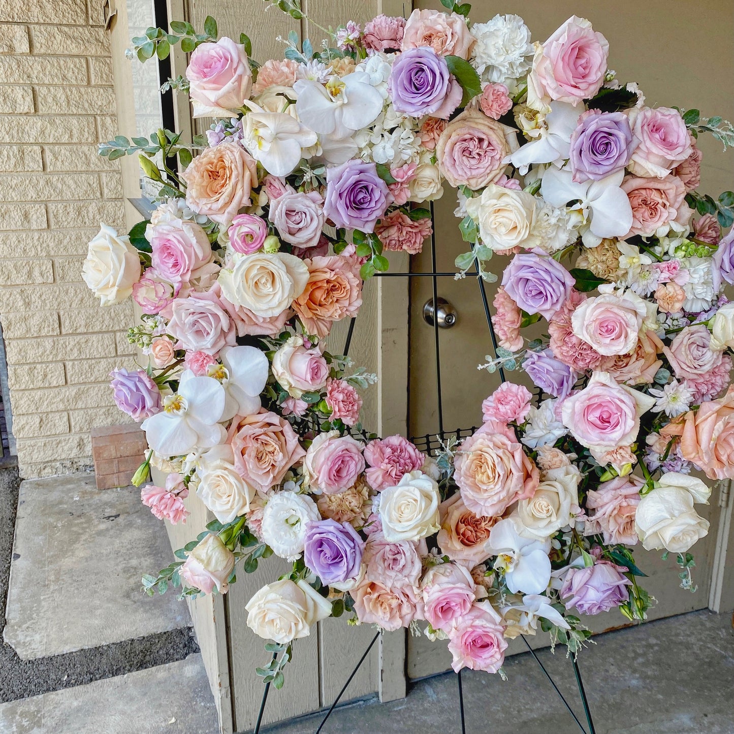 Funeral Standing Flower Wreath